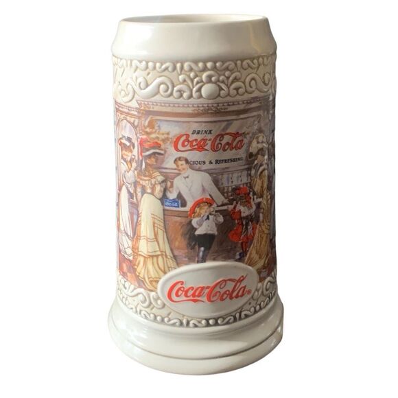Vintage Coca Cola Stein 1994 The Classic Americana Soda Fountain Experience - Picture 12 of 16